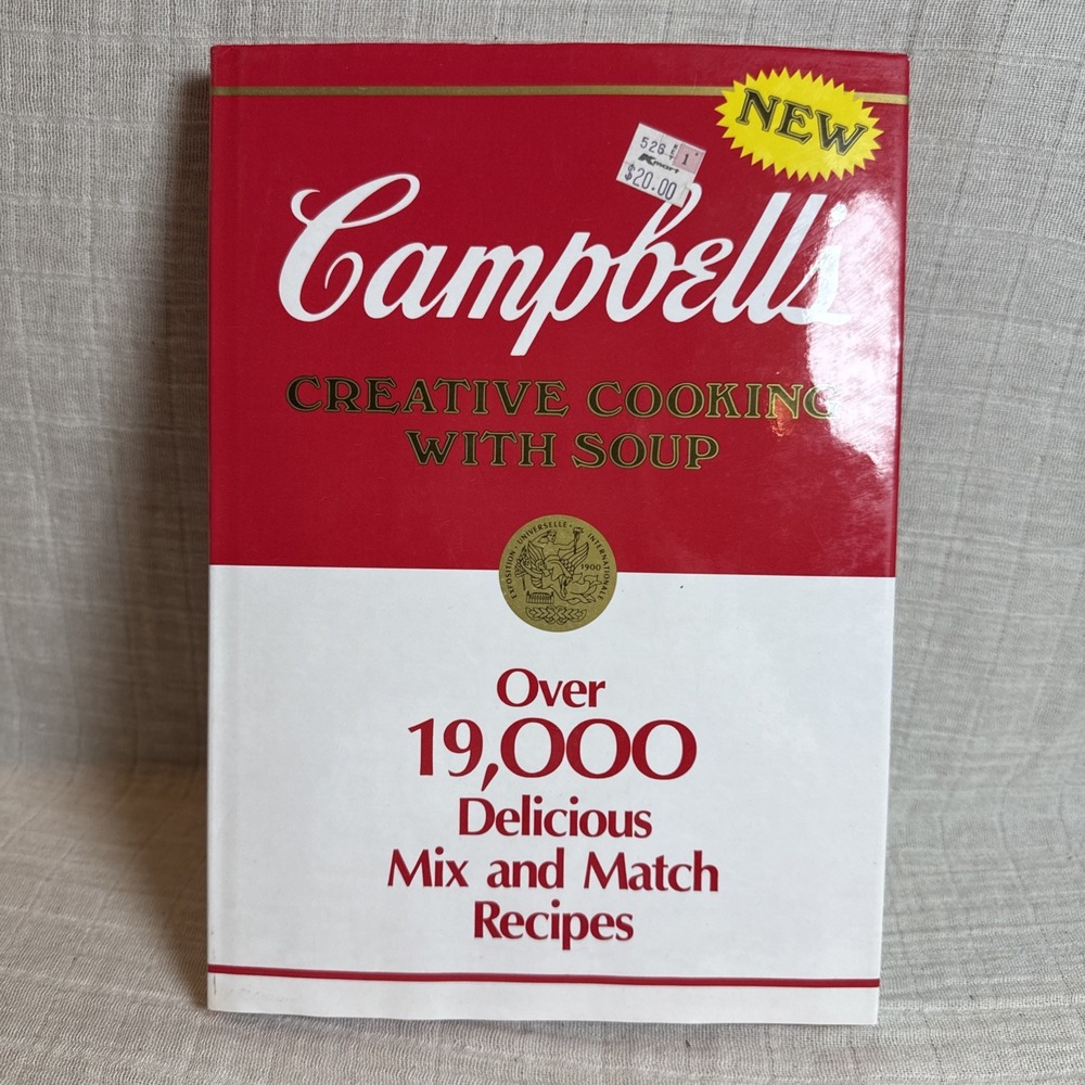 Vintage Campbell's Soup 1985 Recipe Cookbook Hardcover Book